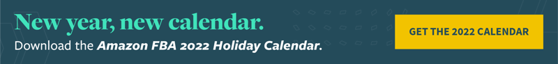 Amazon FBA 2022 Holiday Calendar