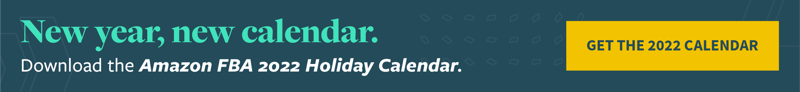 Amazon FBA 2022 Holiday Calendar
