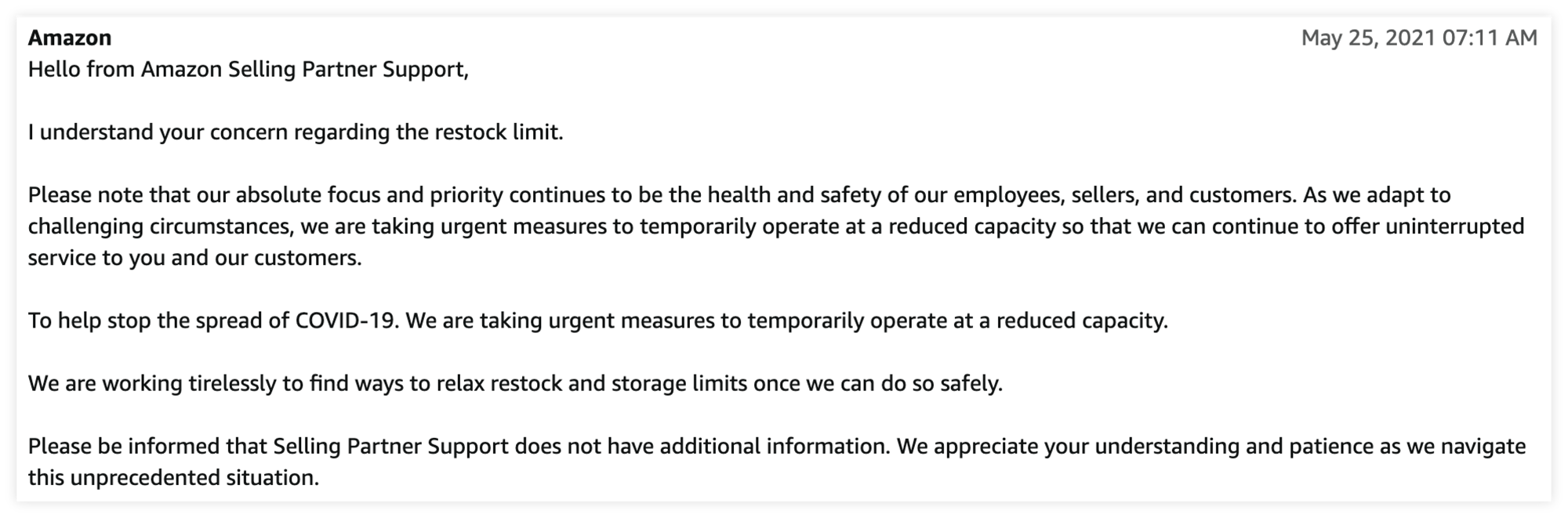 Did Amazon Suddenly Reduce Your FBA Inventory Storage?