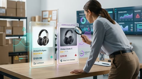 What are the signs of a fake Amazon seller?