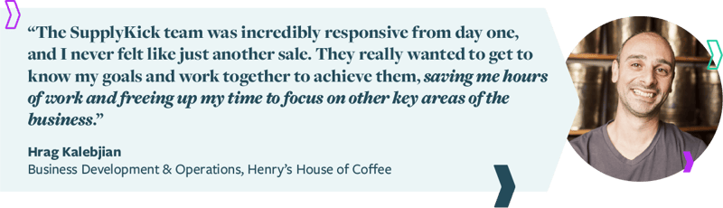 Amazon Agency Solution for Henry’s House of Coffee