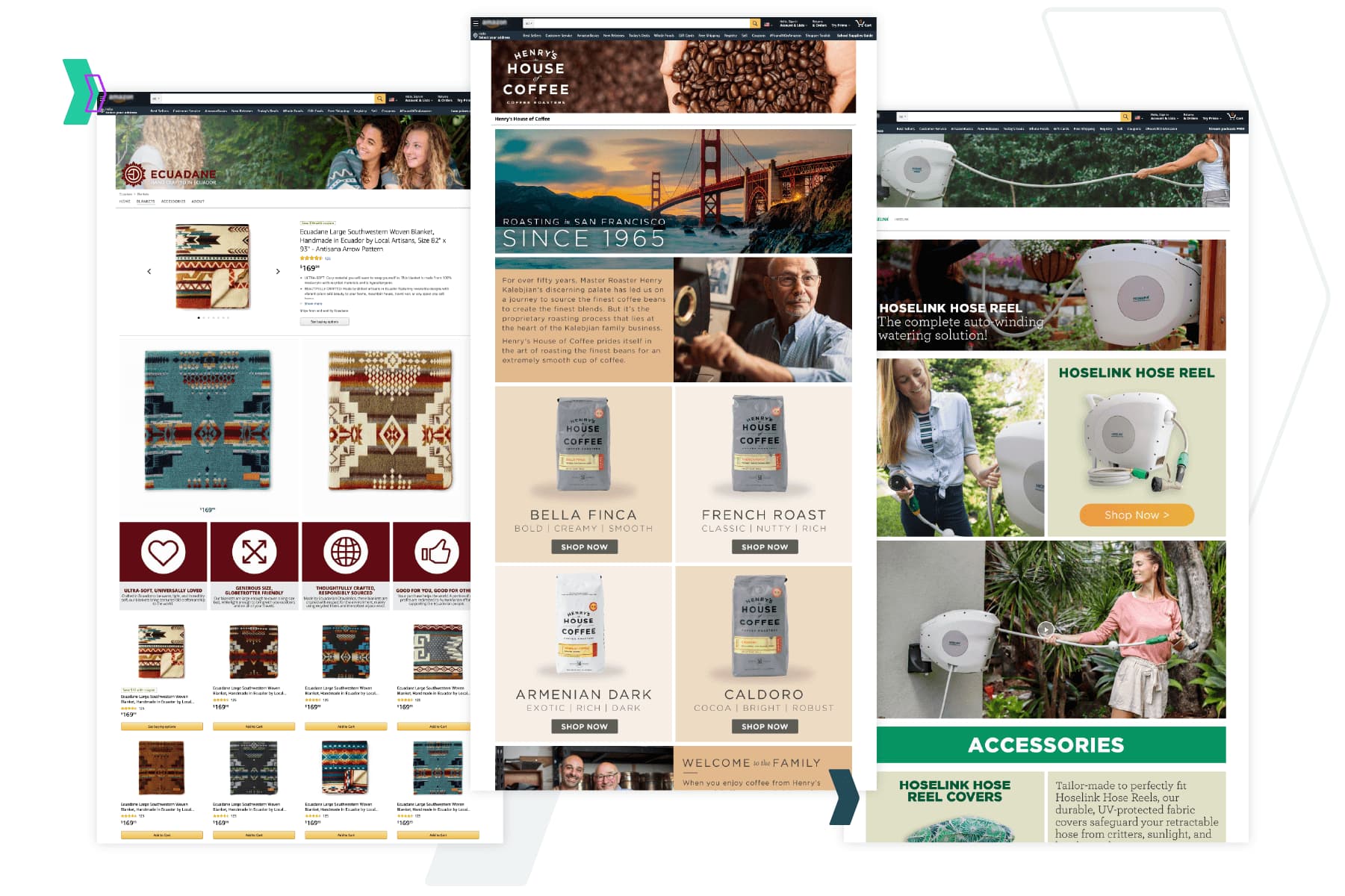 Amazon Storefront Guide Benefits, Getting Started, Examples