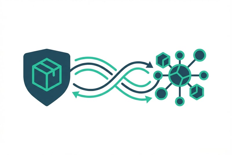 Illustration of brand-agency partnership for Amazon marketplace management showing collaboration between brand and agency teams