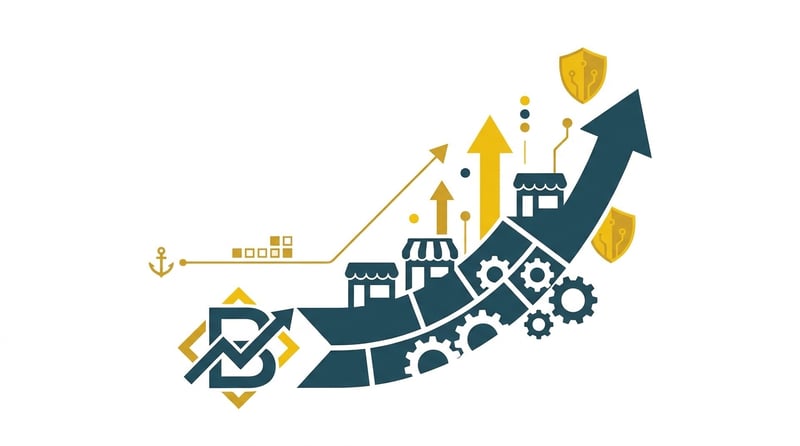 Amazon agency for DTC brands illustration showing profitable marketplace growth with brand protection