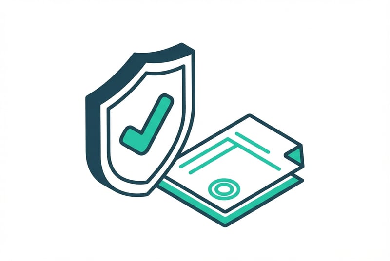 Amazon Brand Registry trademark requirements diagram showing registration shield and verification