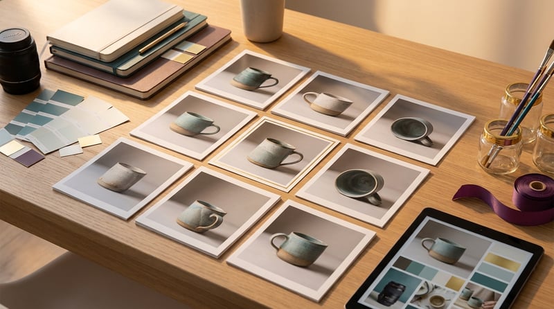 Amazon product photography services outcome showing polished listing creative and organized product visuals