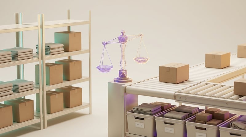 Amazon holiday selling success visual with organized inventory, fulfillment, ad spend, and returns planning