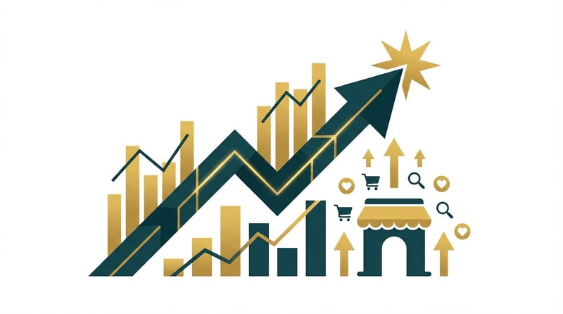 Amazon Storefront conversion growth showing increased sales performance and shopper engagement metrics