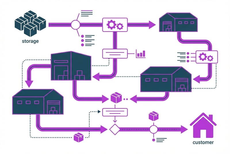 Visual guide to Amazon inventory management and fulfillment optimization strategies for sellers
