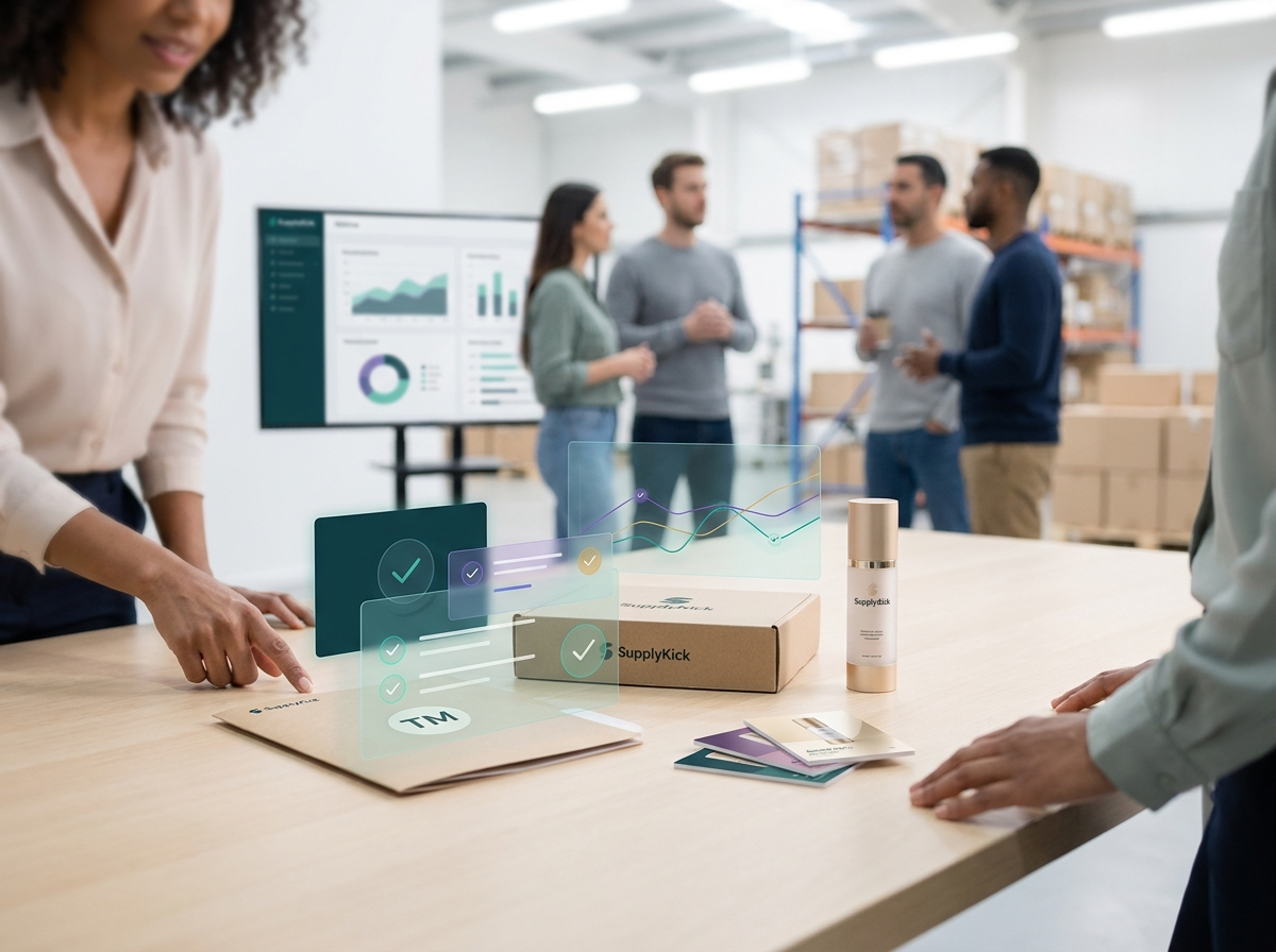 Trademark and product ownership materials arranged for Brand Registry eligibility review
